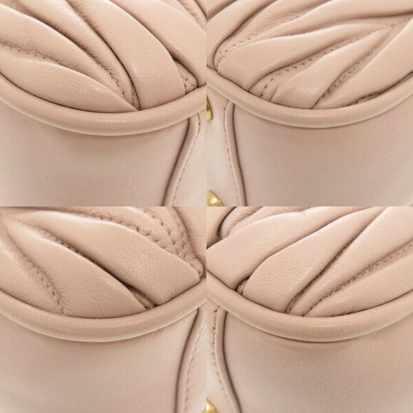 Miu Miu Matelasse Arcadi leather pink handbag shoulder bag - Picture 5 of 8